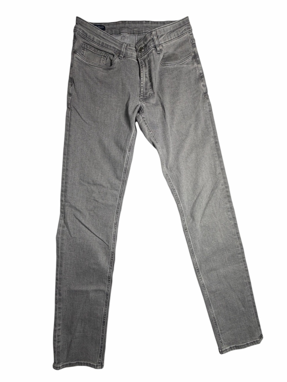 Peter Millar Crown Crafted Men's Gray Straight Denim Jeans Size 32x34 Golf Jean